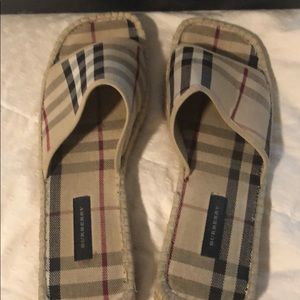 Burberry Open Toe Mule